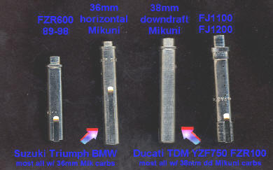 Mikuni Emulsion Tube Chart